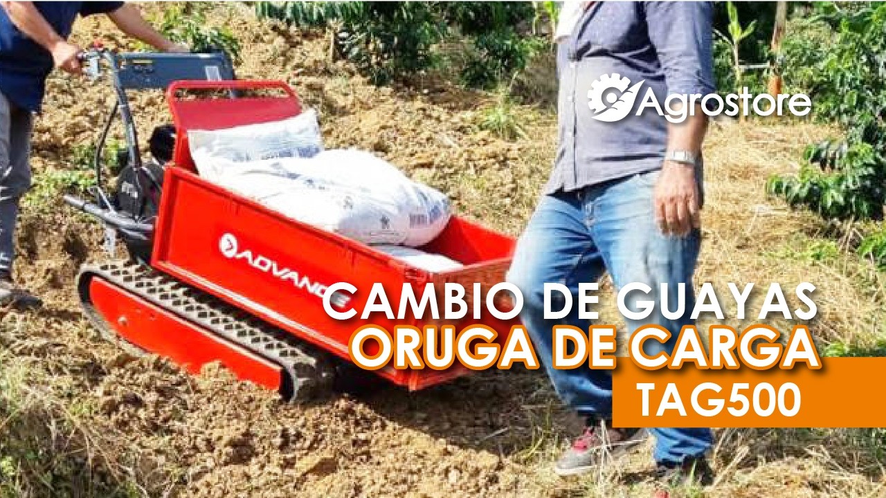 Cambia las guayas de tu Transporter u oruga de Carga TAG500 con Agrostore.