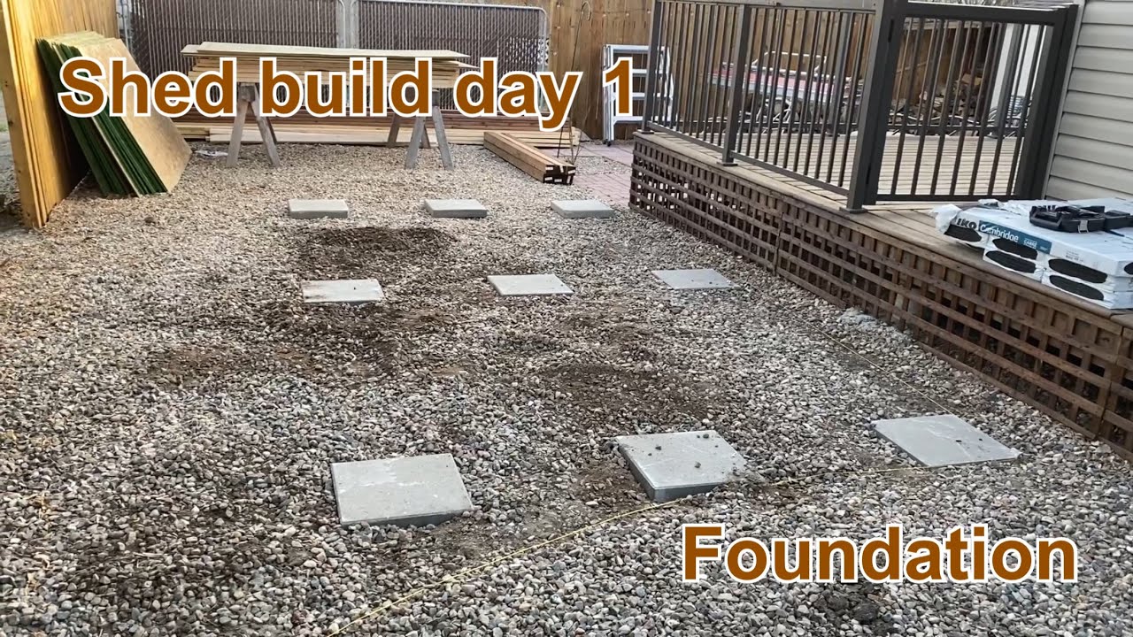 Shed build part 1