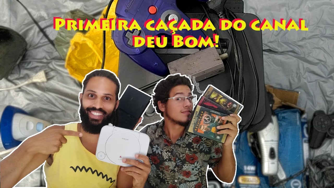 Caçada Gamer #01 - Primeira vez GRAVANDO na FEIRA do ROLO Muita NOSTLAGIA GAMES  e DIVERSÃO