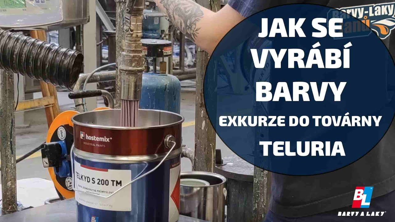 SPECIÁL: Jak se vyrábí barvy aneb exkurze do továrny Barvy Laky Teluria