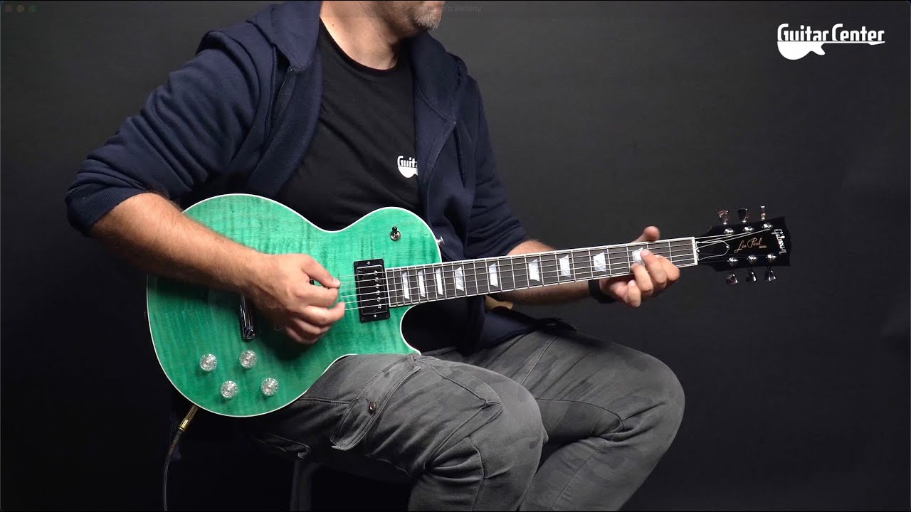 Gibson Les Paul Modern Figured Seafoam Green | TV Guitar Center