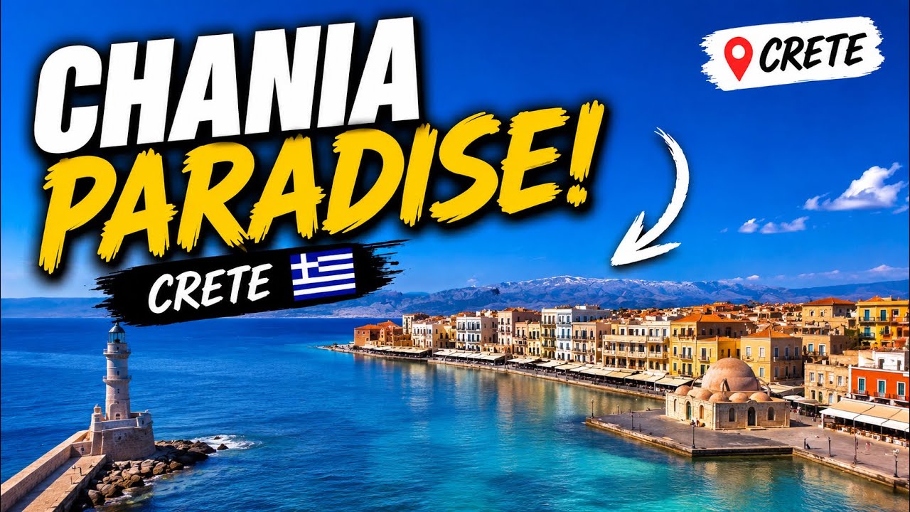 I Found a Secret Paradise in Chania, Crete (Don't Tell Anyone!) 🤫