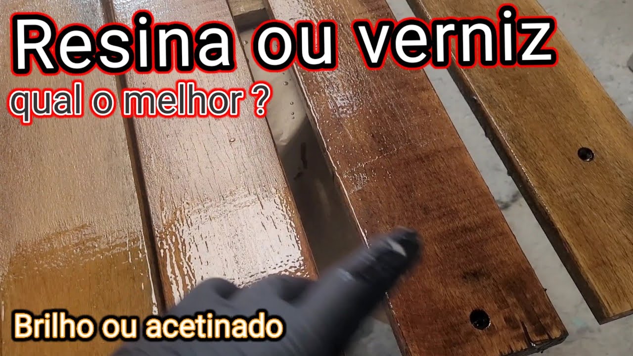 MORRIA E NÃO SABIA  resina ou verniz na madeira teste com resina para mais durabilidade