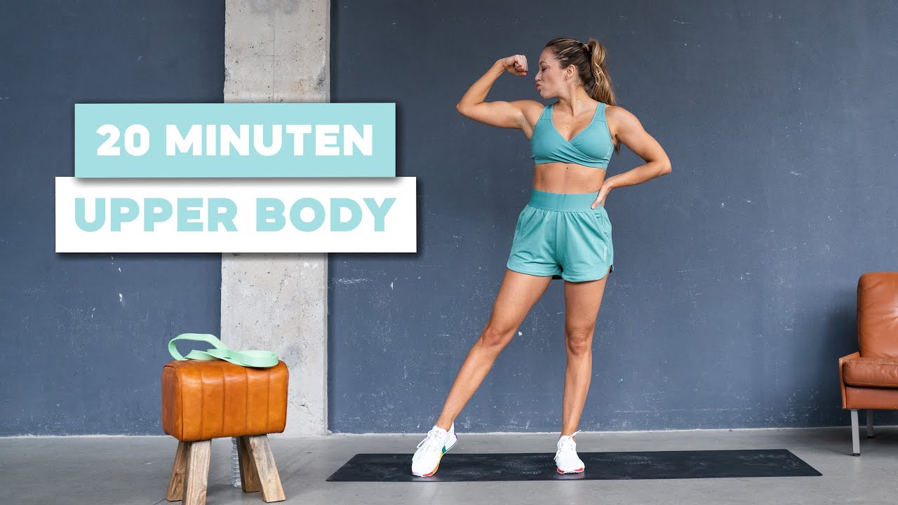 20 min oberkörper workout - oberkörper training ohne geräte (no jumping, at home workout)