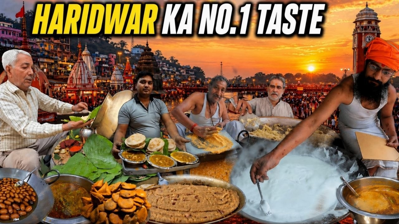Haridwar Street Food Tour | Best Food in Haridwar (Kankhal & Jwalapur) | Cheap & Famous Food Guide