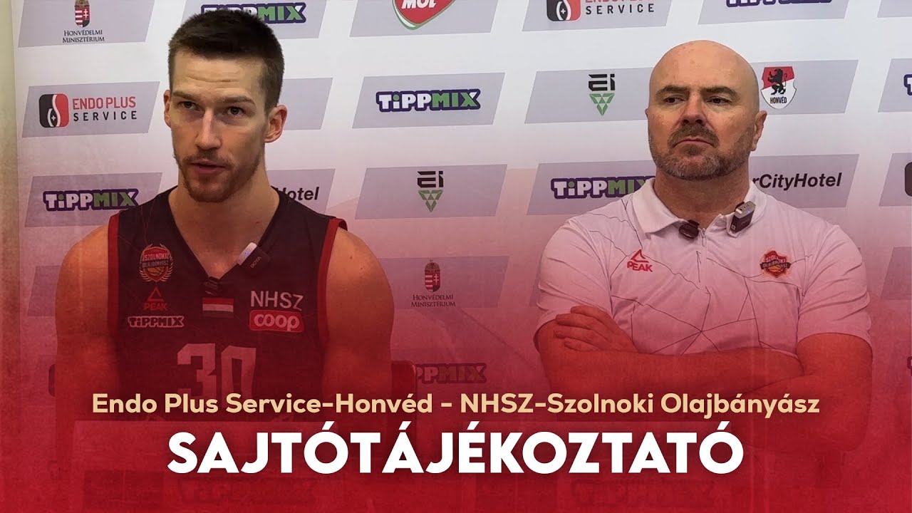 Endo Plus Service-Honvéd - NHSZ-Szolnoki Olajbányász sajtótájékoztató