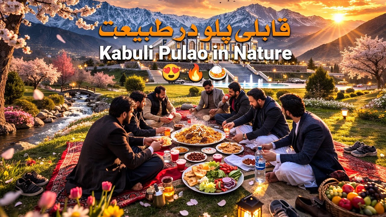 🌙 افطاری دوستانه در قصر پغمان 🍚 🫓 | 🌙 Ramadan Iftar Picnic at Paghman Palace | 🍚 🫓