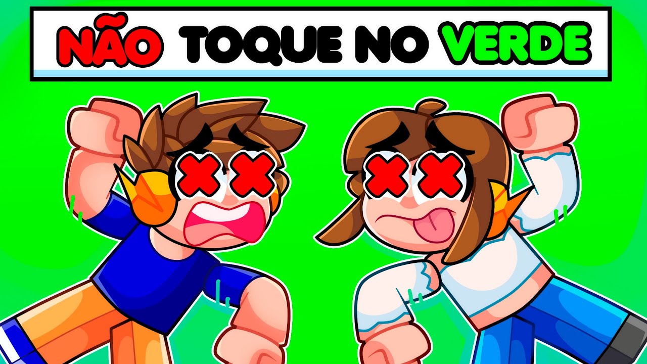 NÃO PODE TOCAR NA COR no Roblox!