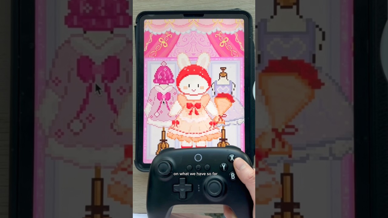 making my DREAM dress up game! 👘#pixelart #gamedev #devlog #fashiongame #indiegame #gamedesign