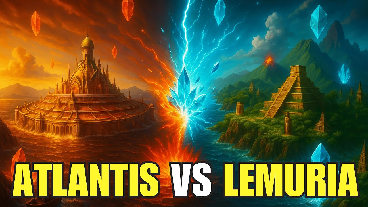 What If Atlantis and Lemuria Went to War ? The Legend of Two Lost Civilizations | History for Sleep