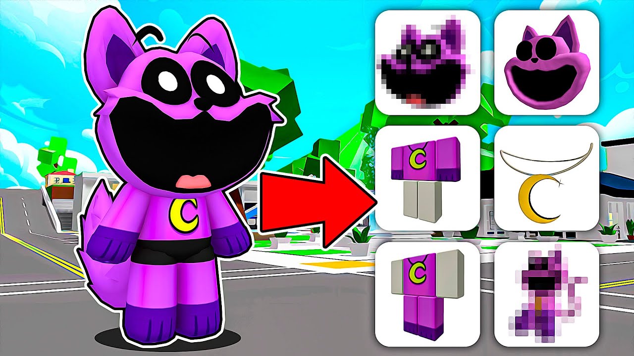 ZOSTAŁEM CATNAP  na Brookhaven w Roblox! SMILING CRITTERS