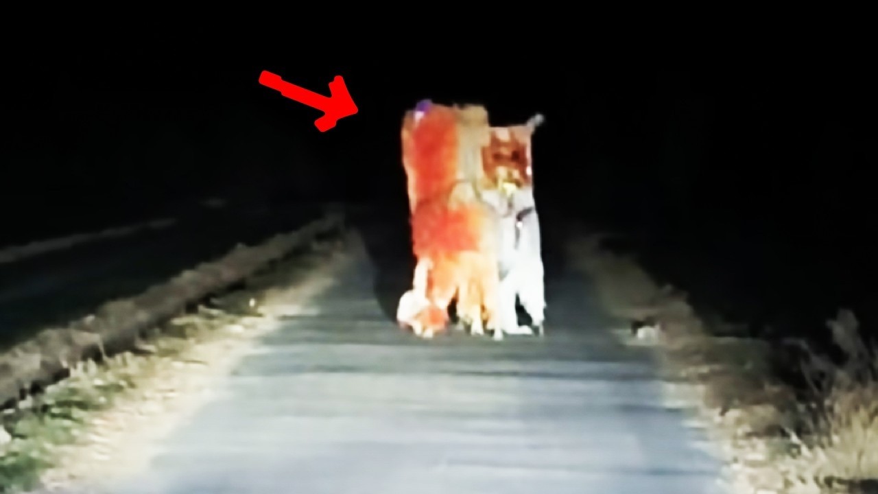 【※ショッキングな映像が流れます】ドライブレコーダーに映る路上に一人佇む怨霊があなたには見えますか？