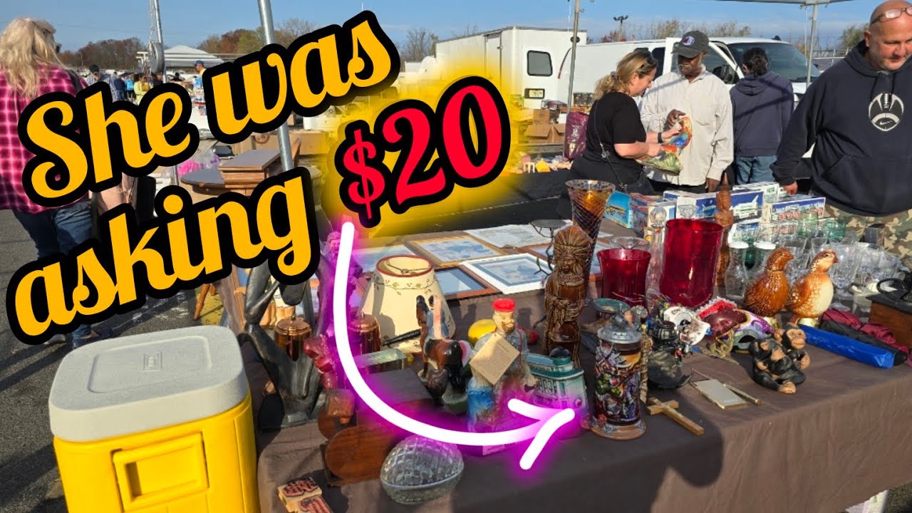 I Gave This Flea Market Vendor More Than She Was Asking!