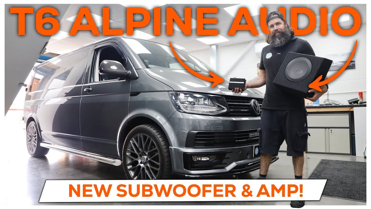 VW T6 Alpine Concert Ensemble Subwoofer & Amplifier Installed! (*New* SPC-W84AT6-2)