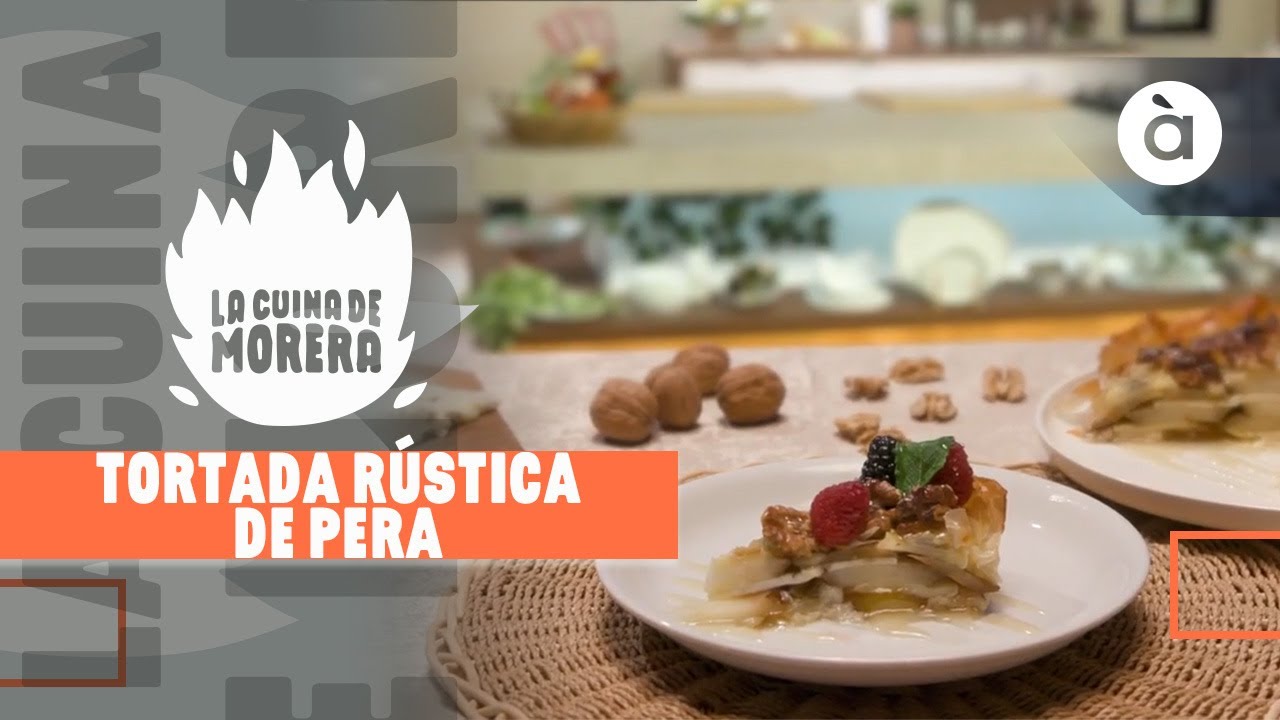 🍳 La cuina de Morera | Tortada rústica de pera