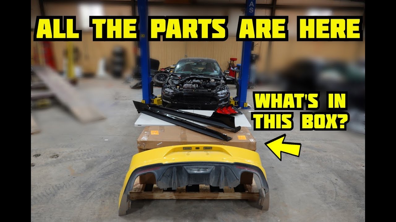 Rebuilding A Wrecked 2019 Ford Mustang Gt With A Bunch Of Missing Parts 