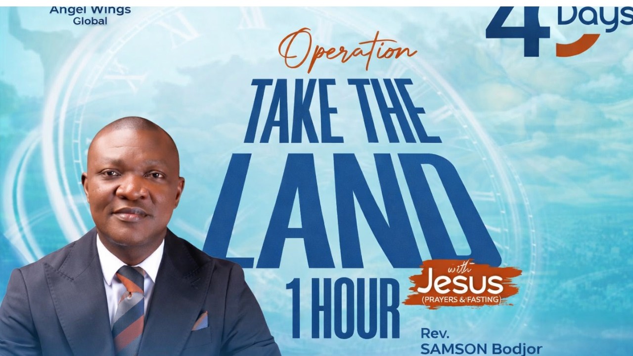 40 DAYS ONE HOUR WITH JESUS || DAY 13 || REV. SAMSON BODJOR || ANGEL WINGS GLOBAL || 09-03-2026