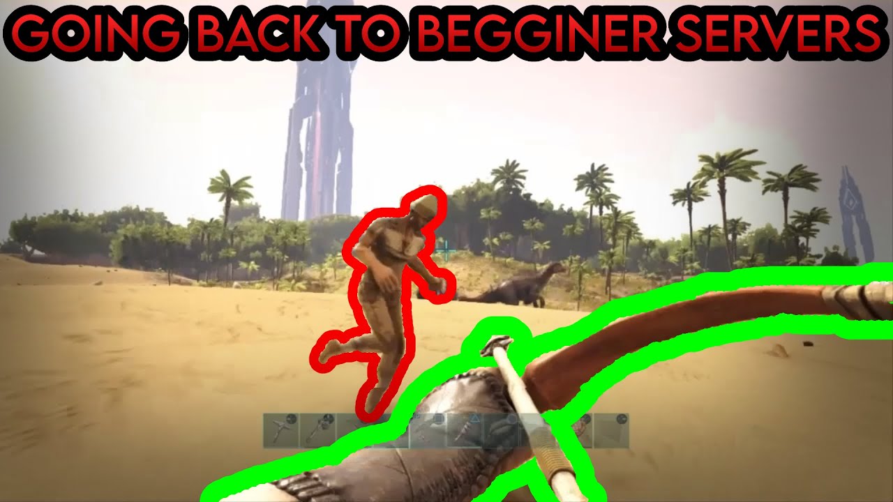 GOING BACK TO THE BEGINNER SERVERS ARK SURVIVAL EVOLVED