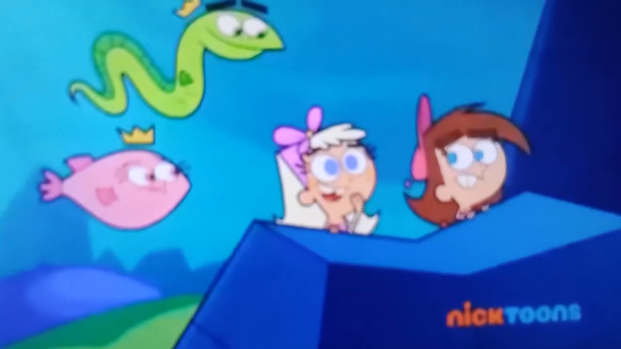 Timmy Turner and Chloe Carmichael mermaid moments