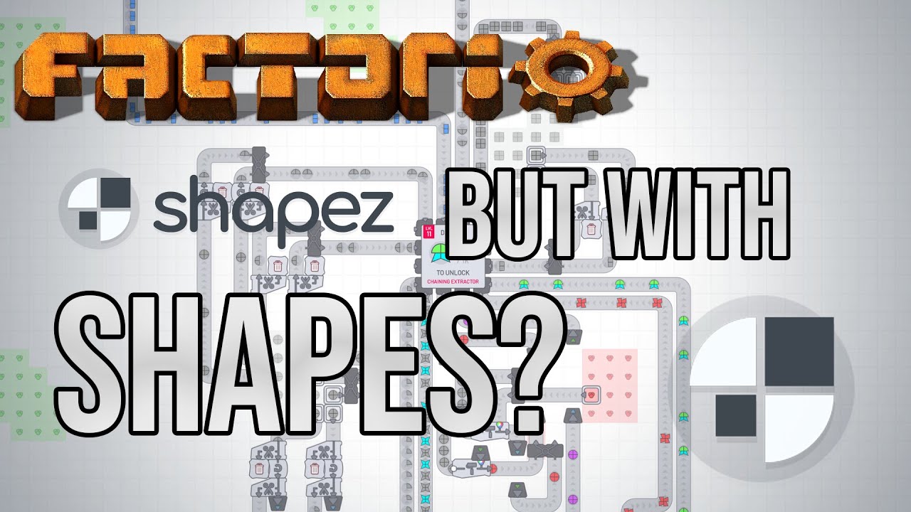 A factory game with only shapes...