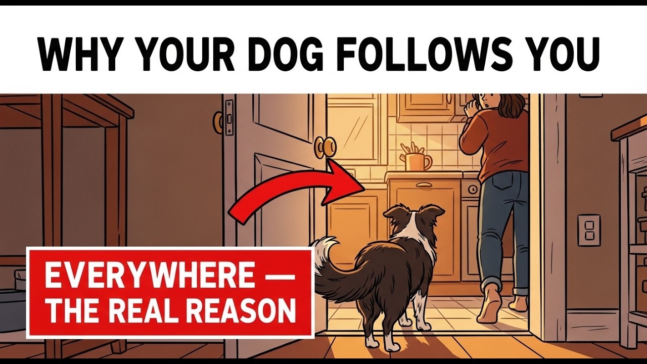 WHY YOUR DOG FOLLOWS YOU EVERYWHERE — THE REAL REASON
