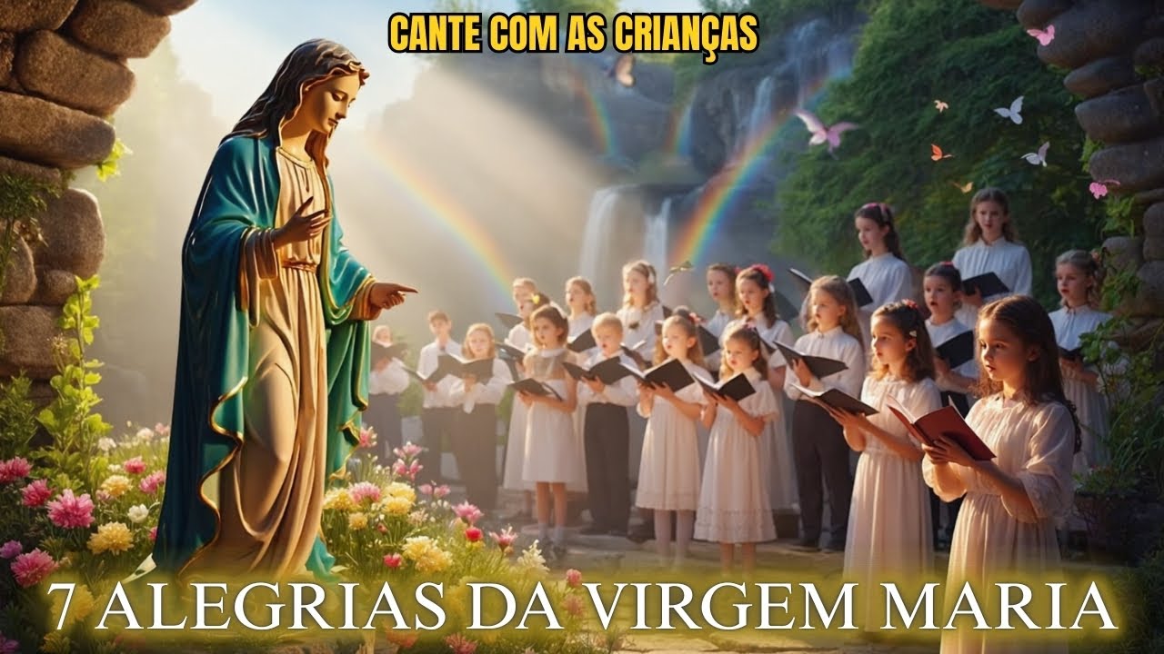 🎵 HOJE CELEBRAMOS AS 7 ALEGRIAS DE MARIA – CANTADO POR CRIANÇAS