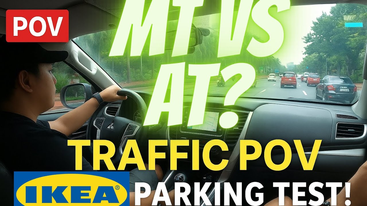 POV Montero Sport 2025 GLX MT – Manual SUV sa Traffic + IKEA SM Mall Parking Test!