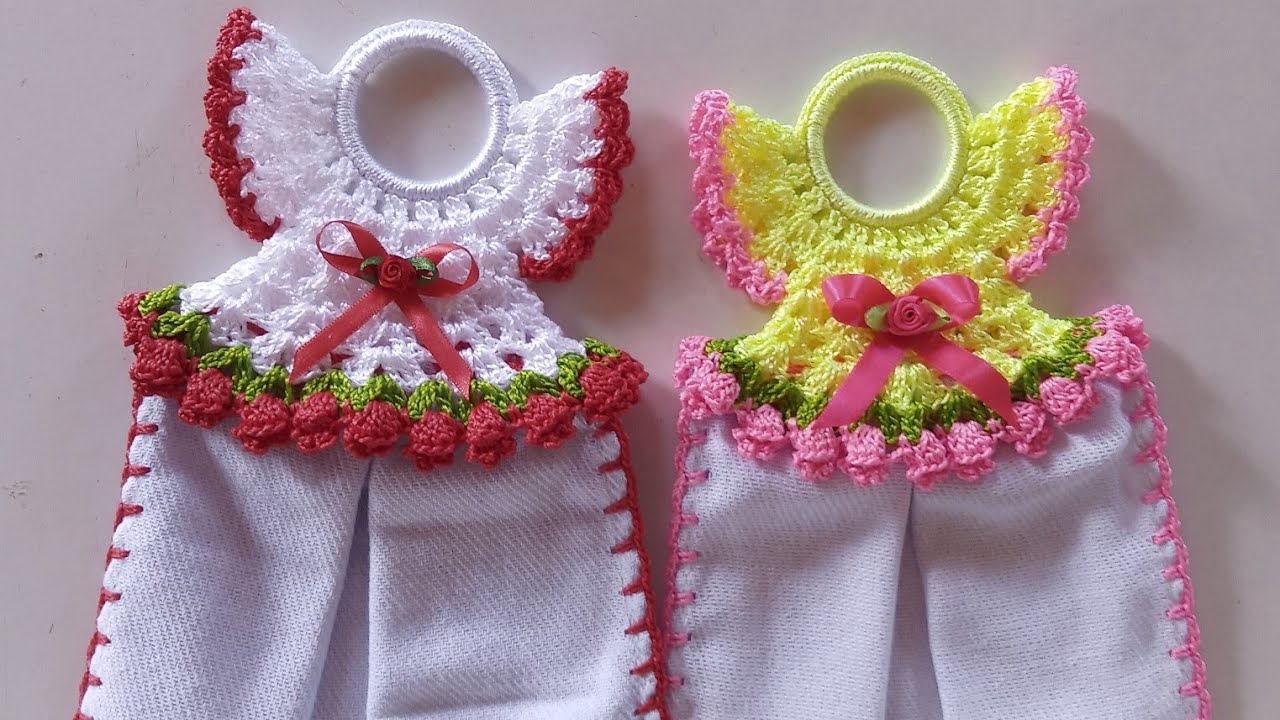 BATE MÃO DE CROCHÊ 💛| PASSO A PASSO - Valdenete crochê artes e reciclagem