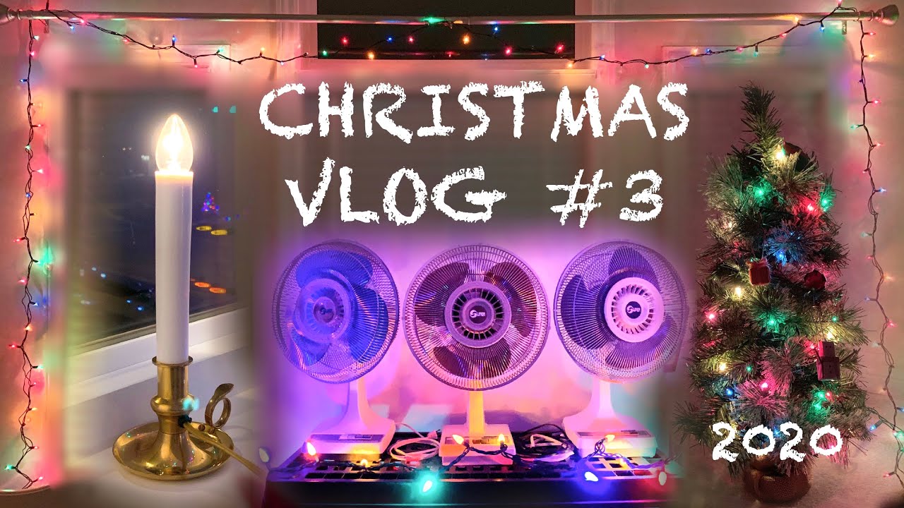 CHRISTMAS VLOG #3 - Vintage Electric Candles & More Festive Lights! | 2020