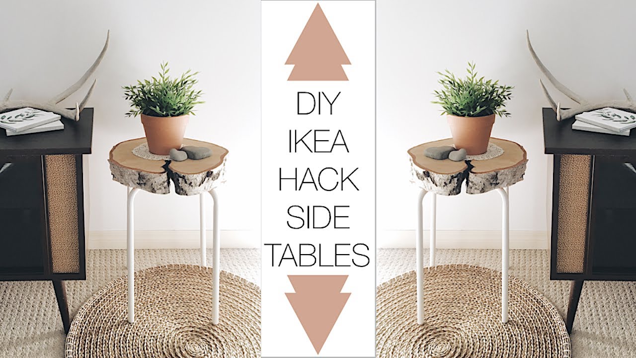 DIY IKEA Hack Side Table