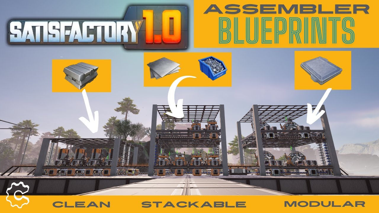 Vertical Assembler Blueprints Satisfactory 1.0 Factory Blueprint Guide Ep. 4