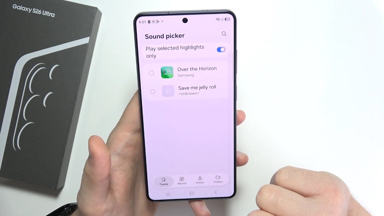 Samsung S26 Ultra: Как изменить мелодию звонка