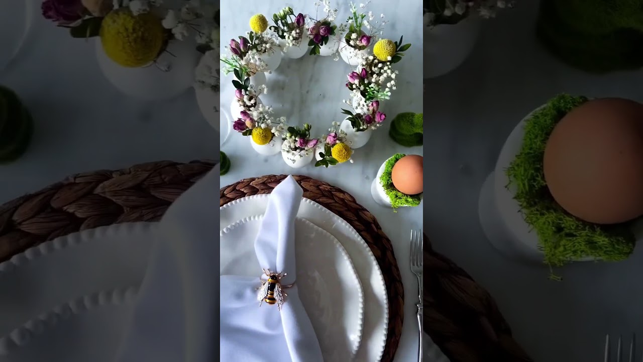 Easter decor part 3🐣 #easterdecor #easter2023 #easterdecoration #eastereggs  #eastertable
