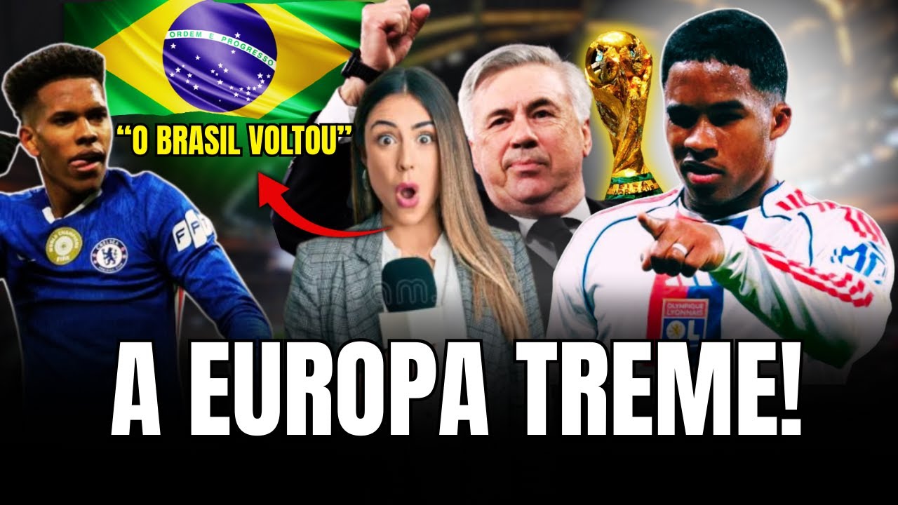 O MUNDO PAROU: POR QUE A EUROPA ESTÁ OBCECADA PELO FUTEBOL BRASILEIRO?