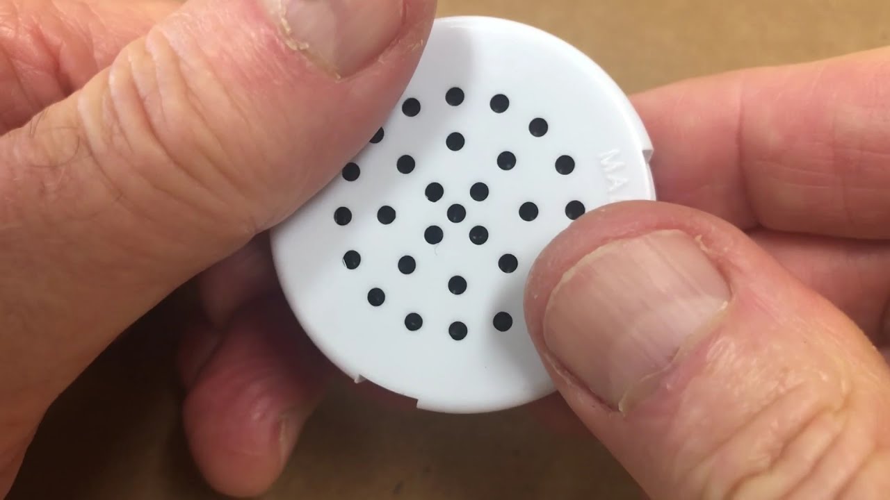 Replace batteries on Min Recorder for plush and pillow