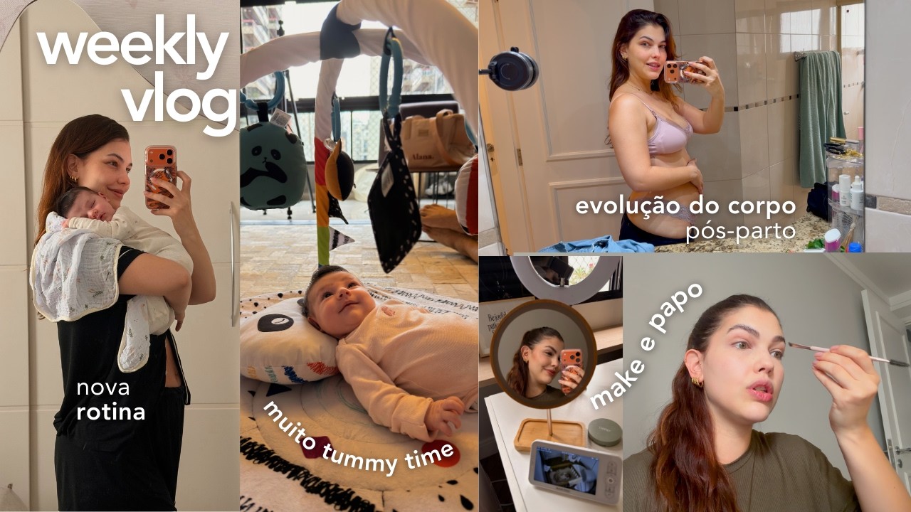 WEEKLY VLOG | EVOLUÇÃO DO CORPO, QUANTOS QUILOS PERDI, PAPO SINCERO SOBRE A MATERNIDADE