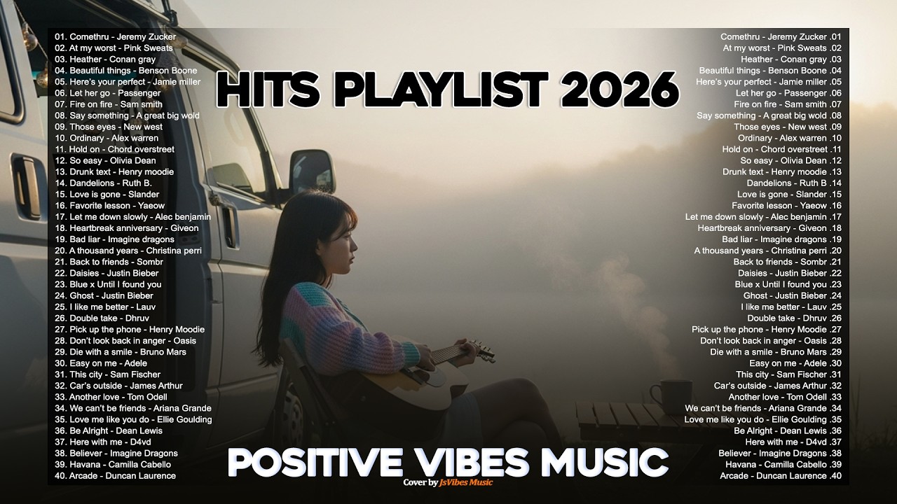 Top Hits Playlist 2026💞|| Positive Vibes Music -- Chill Vibes English Songs 2026