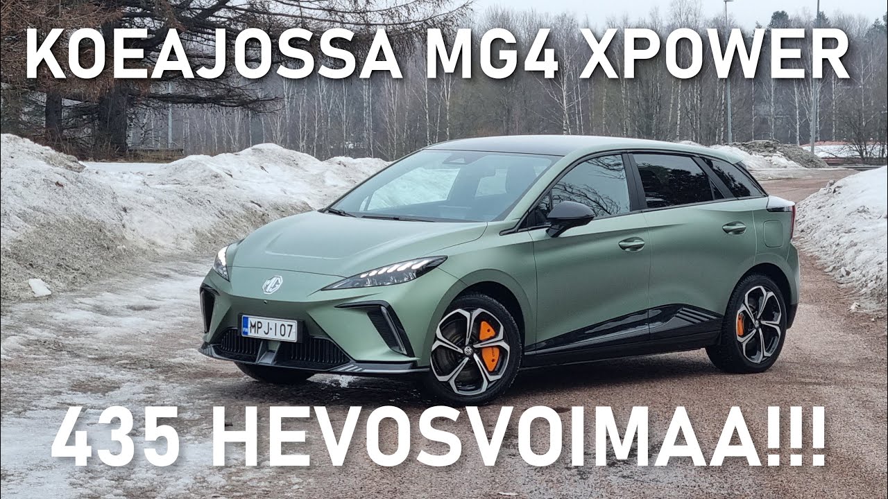 Koeajo 435-hevosvoimainen MG4 XPower - Mahtava häirikkö!