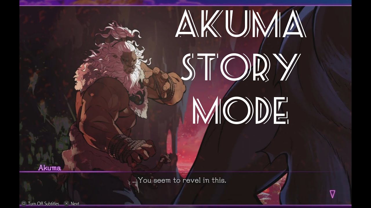 SF6 street fighter 6 : Akuma arcade story cutscenes