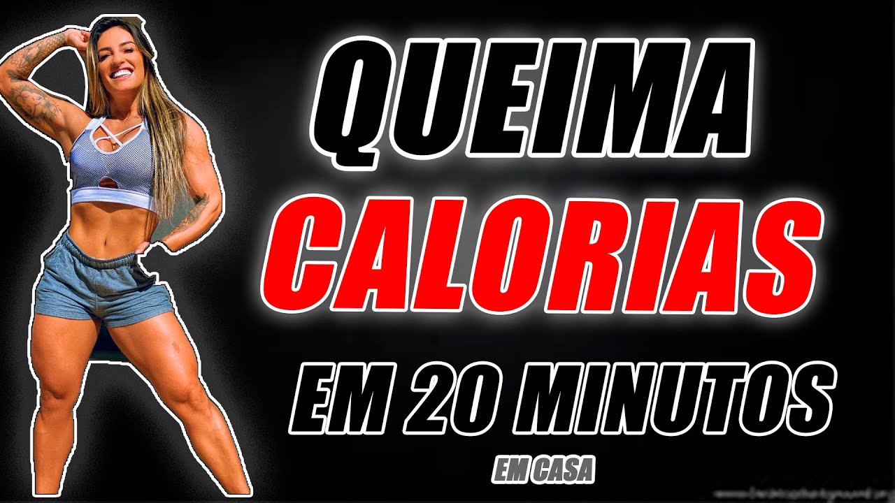Como perder gordura em casa - 20 min de treino só com peso corporal