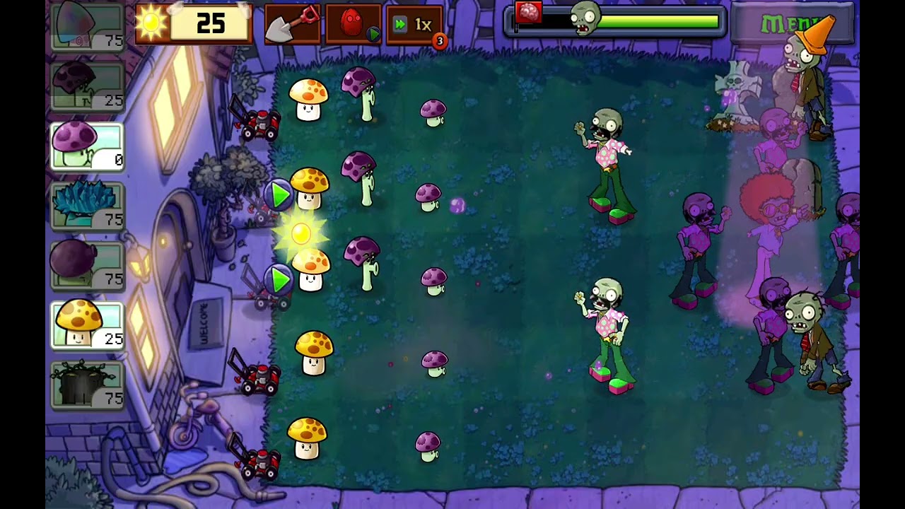 Pvz all 50 levels | day 8 NIGHT