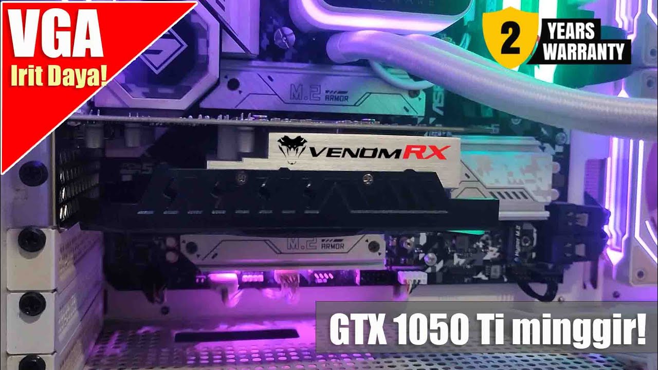 Akhirnya nyobain juga VGA Irit daya merk lokal, Harga barunya cuma 1 jutaan | VenomRX GTX 1650M 4GB