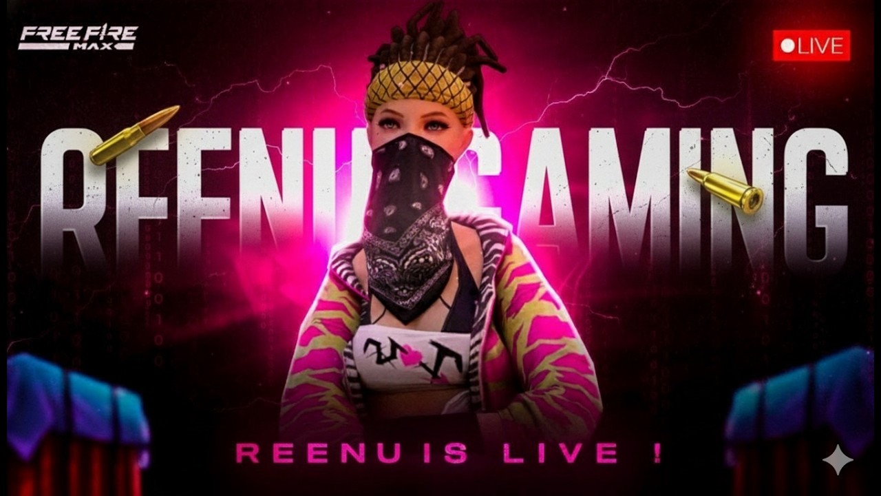 REENU IS LIVE ✅ 20K Subscribers Soon ✔️ 1v4 Custom | Facecam On | Free Fire #shorts