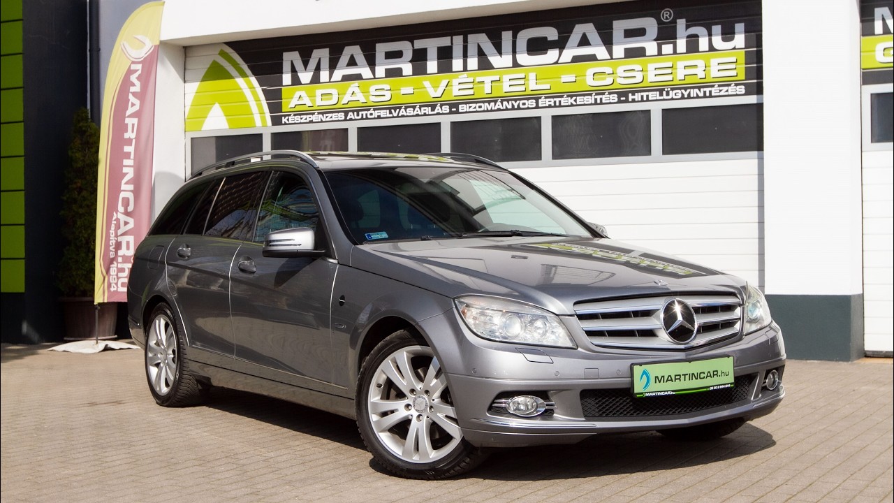 MERCEDES-BENZ C 220 T CDI BlueEFFICIENCY Avantgarde (Automata) Silver +1.Mo-i Tulaj +Vezérlés csere!