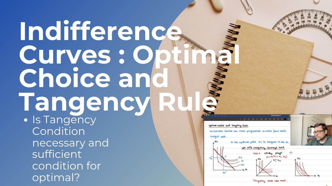 Indifference Curves : Tangency Condition and Optimal Choice | 6 |