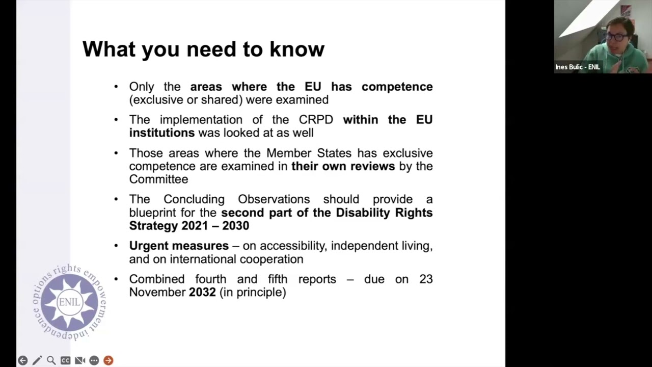 EU Policy Briefing I: CRPD Review, MFF, Legal Capacity