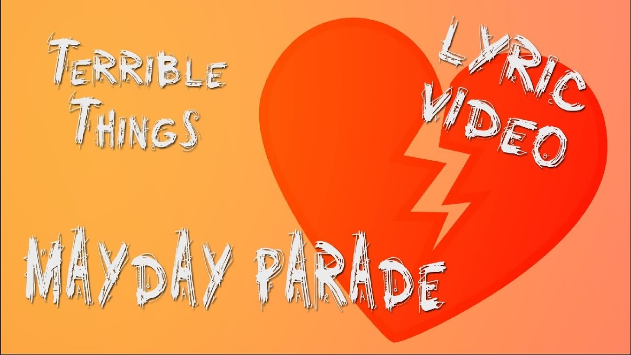 Mayday Parade - Terrible Things (lyric Video) [Kinetic Typography]