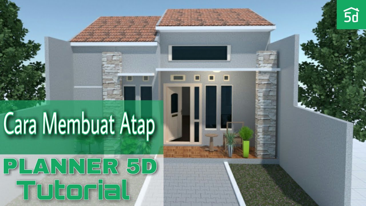 Cara Buat Atap di Planner 5D - Buat Atap Limas | Tutorial Planner 5D