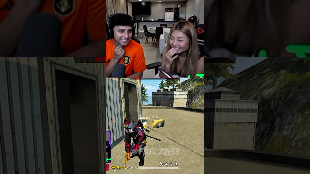 Nobru e sua namorada jogando ff ☠️😂 #freefire #freefirewiki #highlightfreefire #emalta