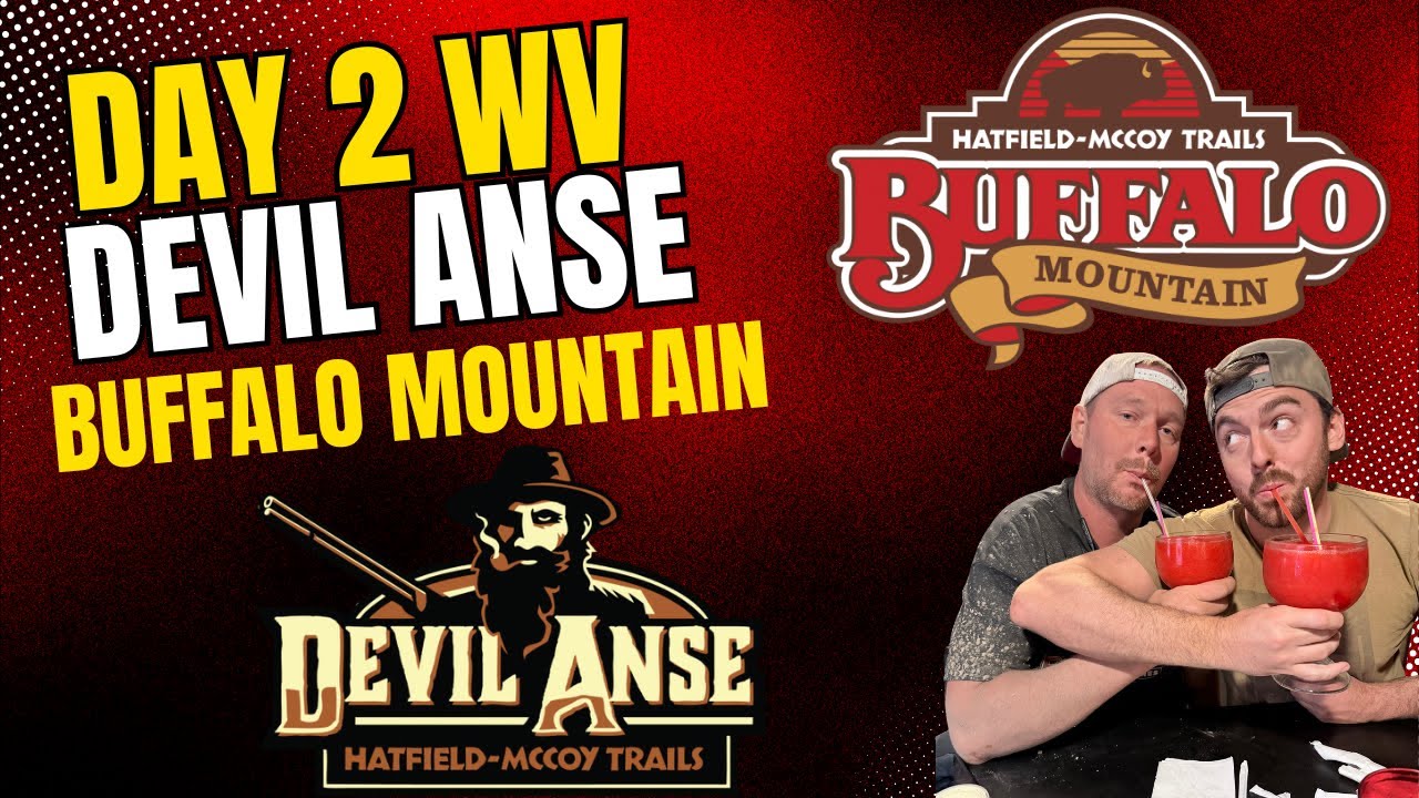 Devil Anse and Buffalo Mountain Hatfield McCoy Trails. Matewan West Virginia Can-Am Maverick X3s! 